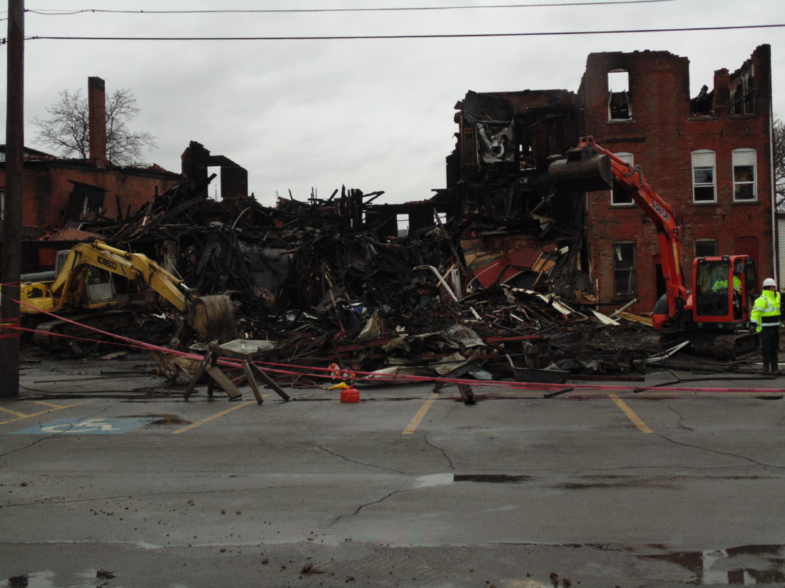 Demolition Begins At Site Of Falconer Fire News, Sports, Jobs Post